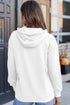 Distressed Long Sleeve Kangaroo Pocket Relaxed Fit Hoodie