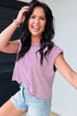Distressed Mineral Wash Crew Neck Muscle Tee