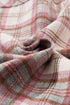 Distressed Plaid Flap Pocket Hooded Raw Hem Shacket