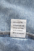 Distressed Raw Hem Button Front Denim Shacket