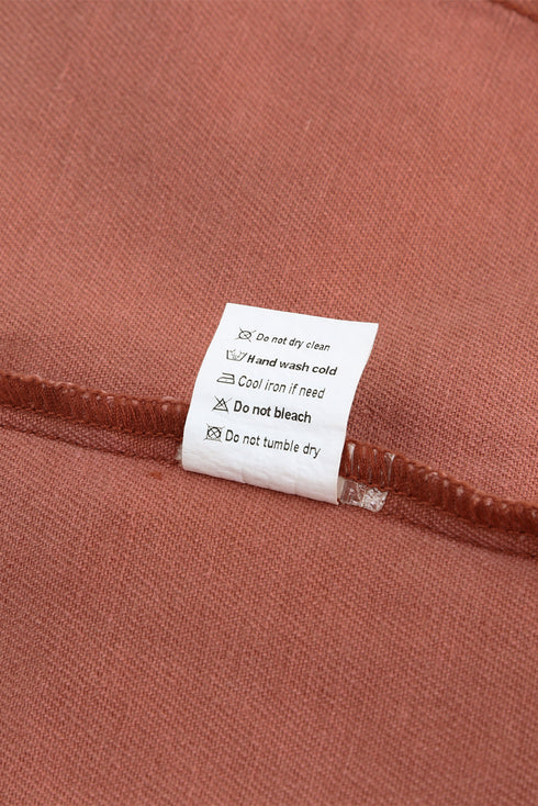 Distressed Raw Hem Button Front Denim Shacket