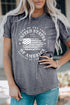 Distressed United States Graphic Print Short Sleeve Shirt
