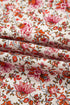 Ditsy Floral Print Split Neck Long Sleeve Blouse