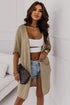 Dolman Half Sleeve Pocketed Long Cardigan