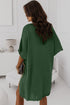 Dolman Half Sleeve Pocketed Long Cardigan