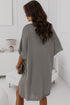 Dolman Half Sleeve Pocketed Long Cardigan