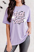 Doorstep Call Lettering Round Neck Graphic Tee