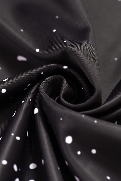 Dot Print Halterneck Tankini Set