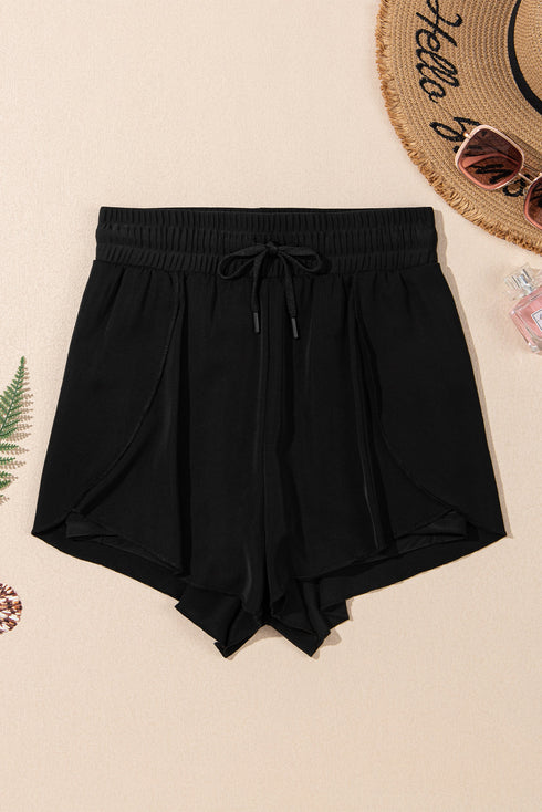 Double Layer Performance Running Shorts With Pocket