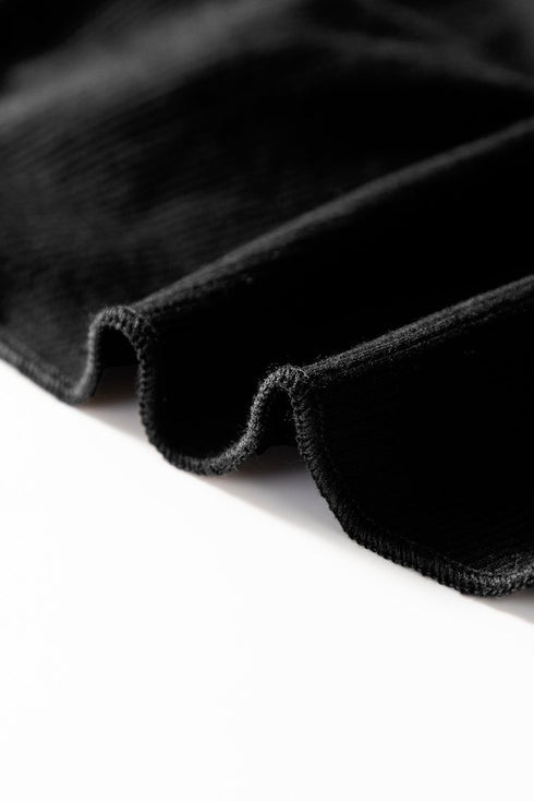 Draped A Line High Waist Lined Pocket Casual Shorts