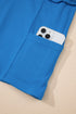 Draped A Line High Waist Lined Pocket Casual Shorts