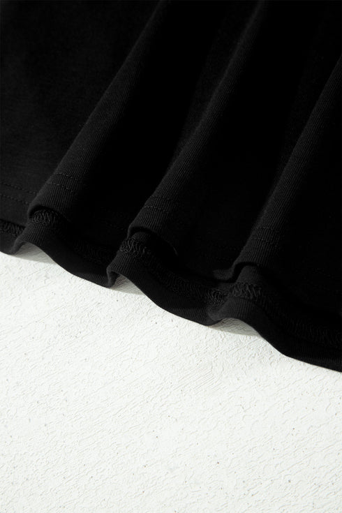 Draped V Neck Pleated Long Sleeve Top