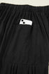 Drawstring Elastic Waist Patch Pocket Barrel Leg Pants