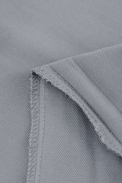 Drawstring Elastic Waist Pull-On Casual Pants With Pockets