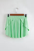 Drawstring High Waist Lined Tennis Skorts
