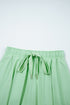 Drawstring High Waist Lined Tennis Skorts