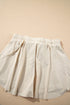 Drawstring High Waist Lined Tennis Skorts