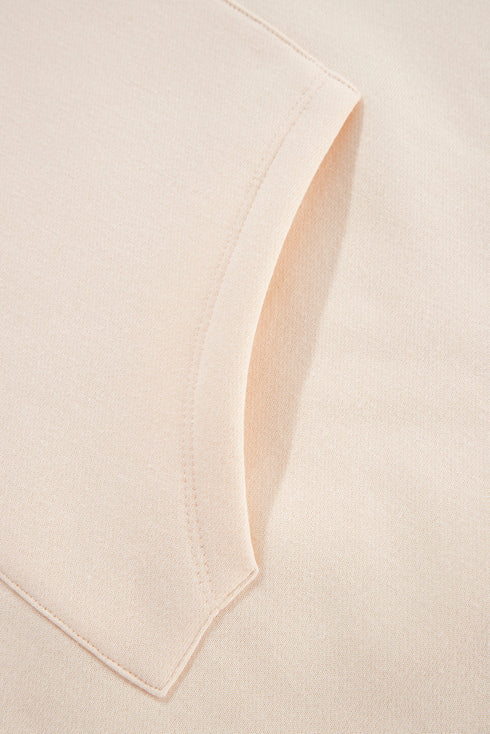 Drawstring Turtleneck Dolman Sleeve Sweatshirt