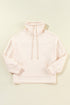 Drawstring Turtleneck Dolman Sleeve Sweatshirt
