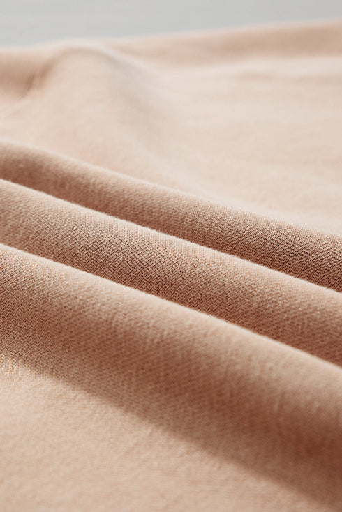 Drawstring Turtleneck Dolman Sleeve Sweatshirt