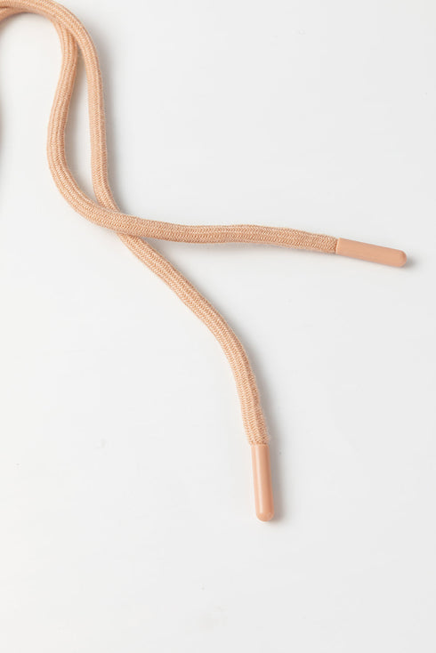 Drawstring Turtleneck Dolman Sleeve Sweatshirt