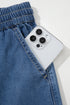 Drawstring Waist Soft Lyocell Relaxed Wide Leg Denim Jeans