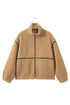Drop Shoulder Collared Long Sleeve Regular Fit Jacket