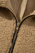 Drop Shoulder Collared Long Sleeve Regular Fit Jacket