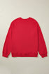 Drop Shoulder Crew Neck Solid Pullover Sweatshirt