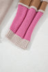 Drop Shoulder Exposed Seam Textured Sleeve Knit Sweater