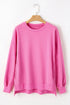 Drop Shoulder Relaxed Fit Crew Neck Sweatshirt