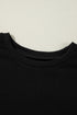 Drop Shoulder Relaxed Fit Crew Neck Sweatshirt