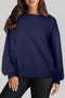 Drop Shoulder Relaxed Fit Crew Neck Sweatshirt