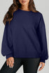 Drop Shoulder Relaxed Fit Crew Neck Sweatshirt