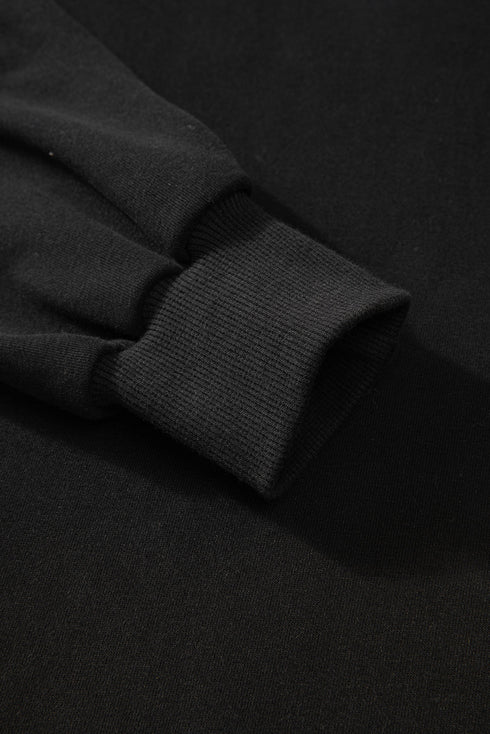 Drop Shoulder Relaxed Fit Crew Neck Sweatshirt
