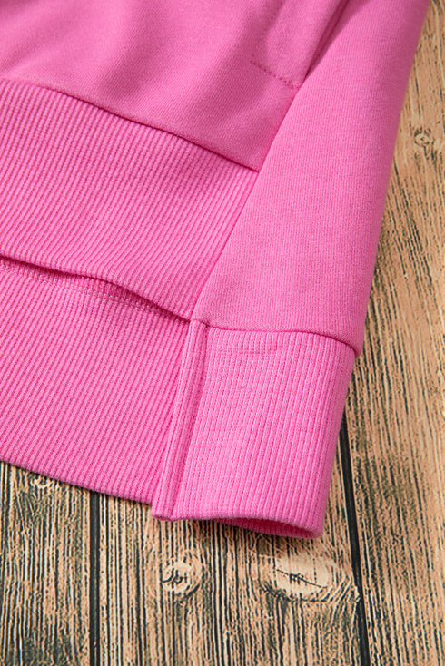Drop Shoulder Relaxed Fit Crew Neck Sweatshirt