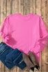 Drop Shoulder Relaxed Fit Crew Neck Sweatshirt