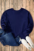 Drop Shoulder Relaxed Fit Crew Neck Sweatshirt
