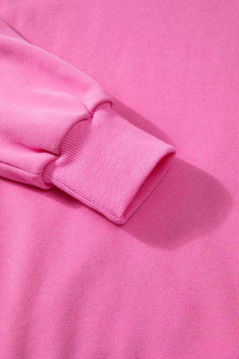Drop Shoulder Relaxed Fit Crew Neck Sweatshirt