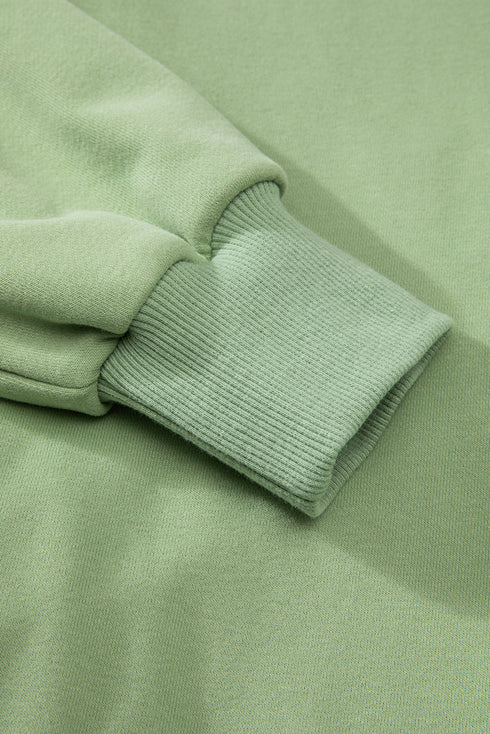 Drop Shoulder Relaxed Fit Crew Neck Sweatshirt