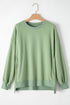 Drop Shoulder Relaxed Fit Crew Neck Sweatshirt