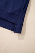 Drop Shoulder Relaxed Fit Crew Neck Sweatshirt