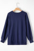 Drop Shoulder Relaxed Fit Crew Neck Sweatshirt