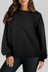 Drop Shoulder Relaxed Fit Crew Neck Sweatshirt