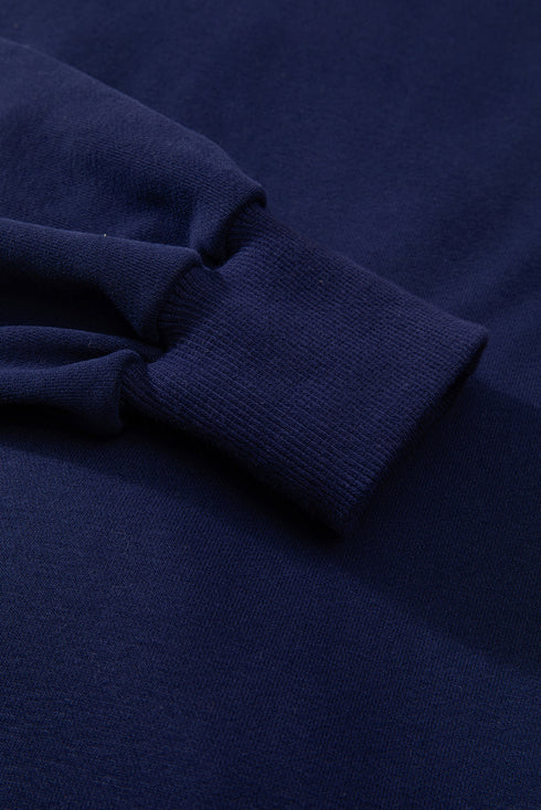 Drop Shoulder Relaxed Fit Crew Neck Sweatshirt