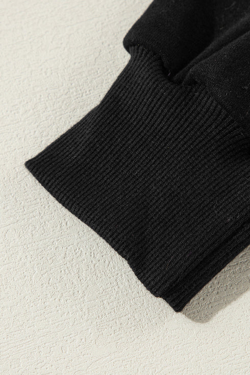Drop Shoulder Relaxed Fit Crew Neck Sweatshirt