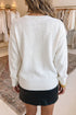 Drop Shoulder Round Neck Long Sleeve Pullover Sweater