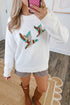 Drop Shoulder Round Neck Long Sleeve Pullover Sweater