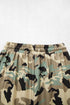 Camouflage Print Street Fashion Drawstring Shift Pants