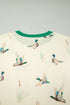 Mallard Printed Western Style Contrast Trim Short Set